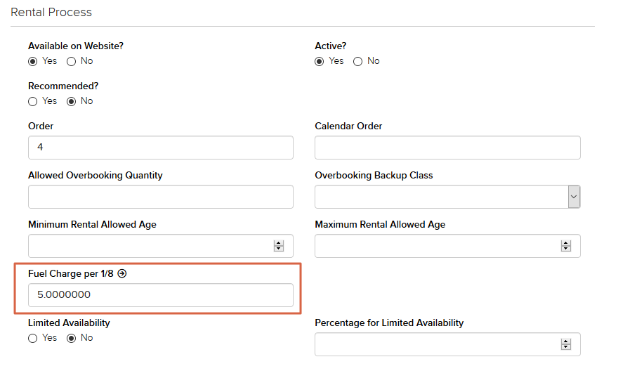 2.3 How to set up Fuel Charges? HQ Rental Software
