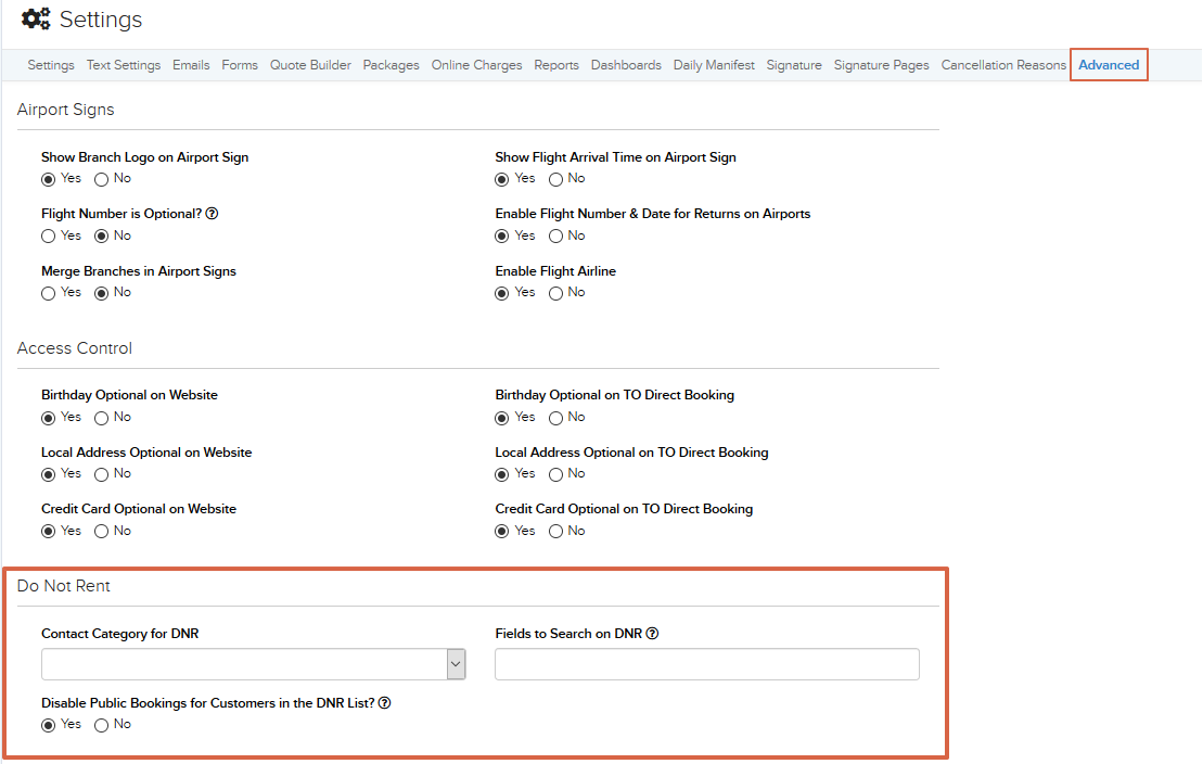 8.5 How to Setup Do Not Rent (DNR) List HQ Rental Software
