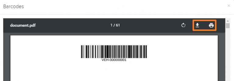 4.28 Barcode for Vehicle Keys - HQ Rental Software